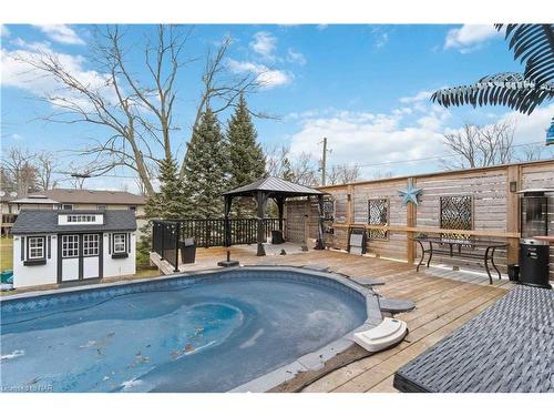 83 Gordon Avenue, Ridgeway, ON - Outdoor With Above Ground Pool With Deck Patio Veranda