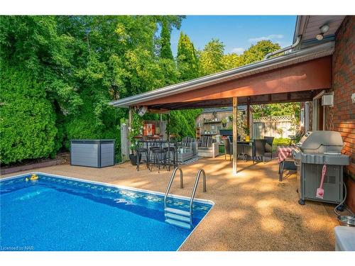 5 Glencairn Drive, St. Catharines, ON - Outdoor With In Ground Pool With Deck Patio Veranda With Backyard