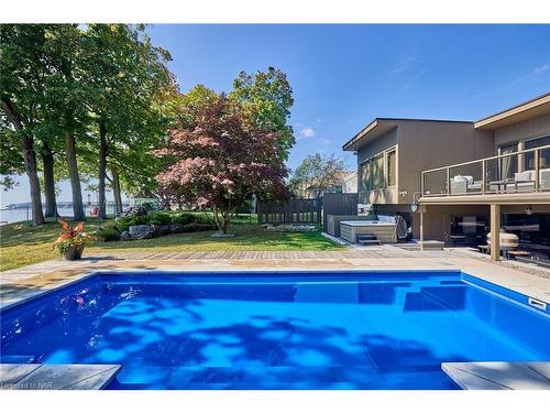 53 Tennessee Avenue, Port Colborne, ON - Outdoor With In Ground Pool With Deck Patio Veranda With Backyard