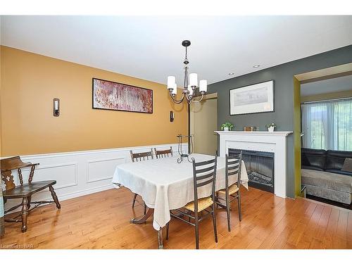 67 Melissa Crescent, Welland, ON - Indoor Photo Showing Dining Room With Fireplace