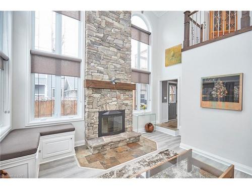 26 Christie Street, St. Catharines, ON - Indoor Photo Showing Living Room With Fireplace