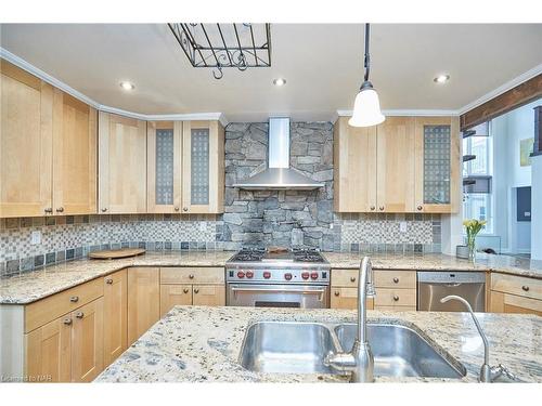 26 Christie Street, St. Catharines, ON - Indoor Photo Showing Kitchen With Double Sink With Upgraded Kitchen