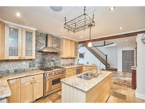 26 Christie Street, St. Catharines, ON - Indoor Photo Showing Kitchen With Double Sink