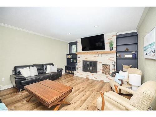 54025 Wellandport Road, Wainfleet, ON - Indoor Photo Showing Living Room With Fireplace