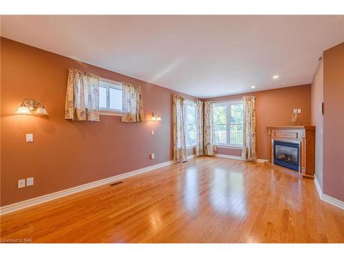 56 Wanda Road, St. Catharines, ON - Indoor Photo Showing Living Room With Fireplace