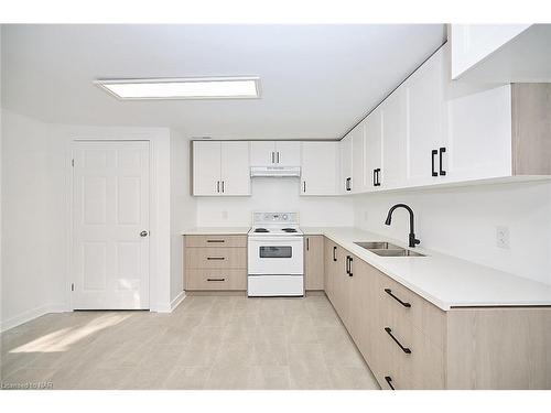 245 Stanton Street, Fort Erie, ON - Indoor Photo Showing Kitchen With Double Sink