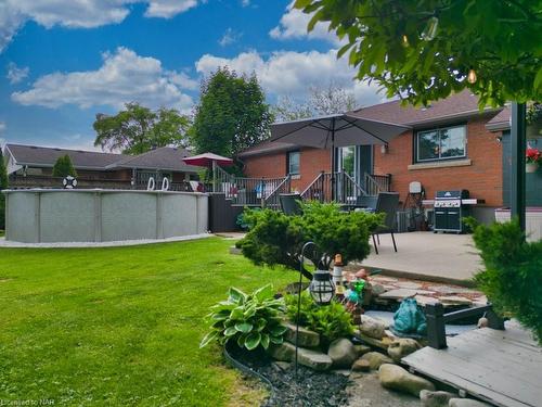 3480 Callan Street, Niagara Falls, ON - Outdoor With Above Ground Pool