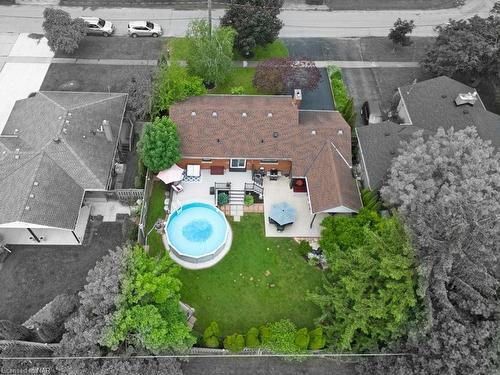 3480 Callan Street, Niagara Falls, ON - Outdoor With Above Ground Pool With View