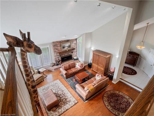 699 Read Road, Niagara-On-The-Lake, ON - Indoor Photo Showing Living Room With Fireplace