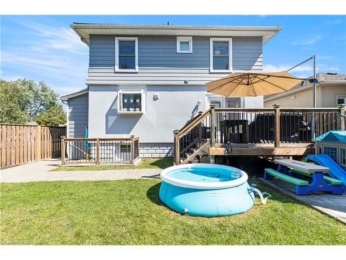 11 Shelley Avenue, St. Catharines, ON - Outdoor With Above Ground Pool With Deck Patio Veranda