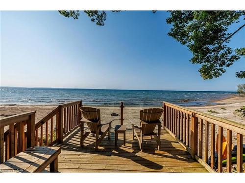 1681 Macdonald Drive, Fort Erie, ON - Outdoor With Body Of Water With Deck Patio Veranda With View