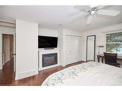 1681 Macdonald Drive, Fort Erie, ON - Indoor Photo Showing Bedroom With Fireplace