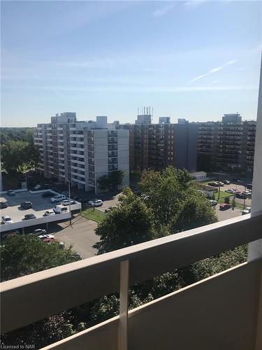 1002-365 Geneva Street, St. Catharines, ON - Outdoor With Balcony With View