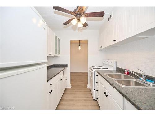 201-196 Scott Street, St. Catharines, ON - Indoor Photo Showing Kitchen With Double Sink