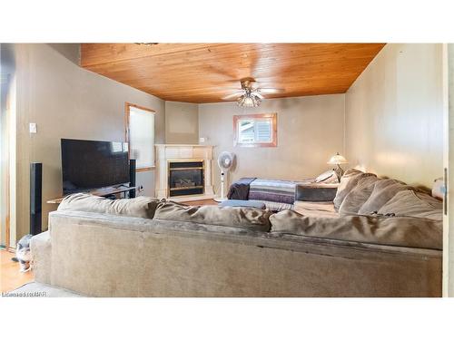 41 Berryman Avenue, St. Catharines, ON - Indoor Photo Showing Living Room With Fireplace