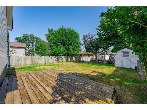 158 Niagara Falls Road, Thorold, ON - Outdoor With Deck Patio Veranda With Backyard