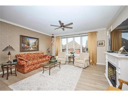 57 Campbell Street Street, Thorold, ON - Indoor Photo Showing Living Room With Fireplace