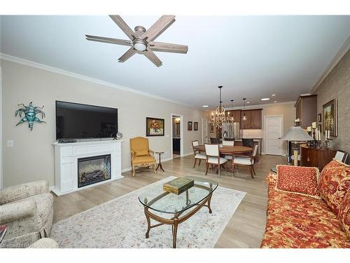 57 Campbell Street Street, Thorold, ON - Indoor Photo Showing Living Room With Fireplace