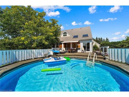 1291 Concession 2 Road, Niagara-On-The-Lake, ON - Outdoor With In Ground Pool With Deck Patio Veranda With Backyard