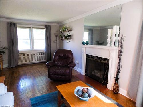 57 Edgar Street, Welland, ON - Indoor Photo Showing Living Room With Fireplace