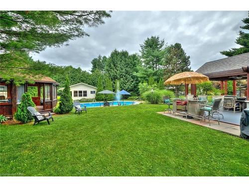 1 Alder Crescent, Pelham, ON - Outdoor With In Ground Pool With Backyard