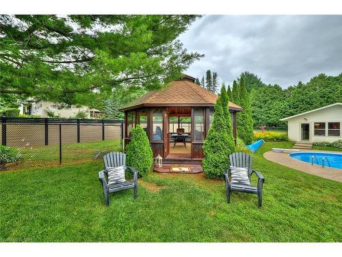 1 Alder Crescent, Pelham, ON - Outdoor With In Ground Pool With Backyard