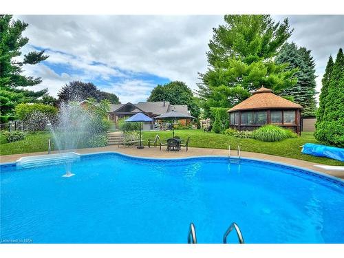 1 Alder Crescent, Pelham, ON - Outdoor With In Ground Pool With Backyard