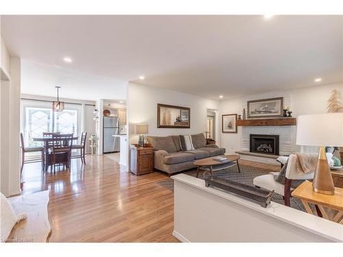 134 Haun Road, Crystal Beach, ON - Indoor Photo Showing Living Room With Fireplace