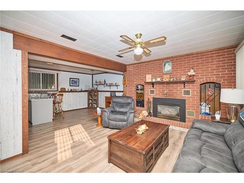 30 Janet Street, Port Colborne, ON - Indoor Photo Showing Living Room With Fireplace