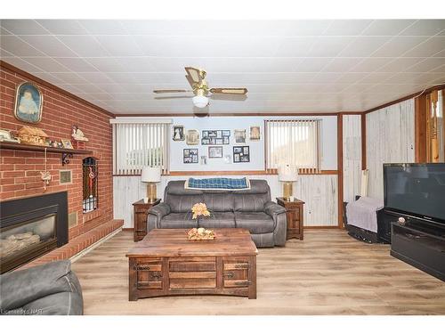 30 Janet Street, Port Colborne, ON - Indoor Photo Showing Living Room With Fireplace