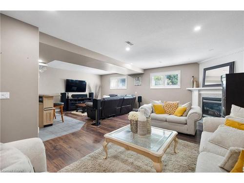 12 Briarwood Drive, St. Catharines, ON - Indoor Photo Showing Living Room With Fireplace