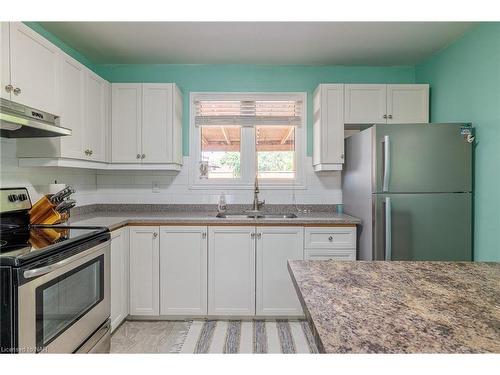 147 Lottridge Street, Hamilton, ON - Indoor Photo Showing Kitchen With Double Sink