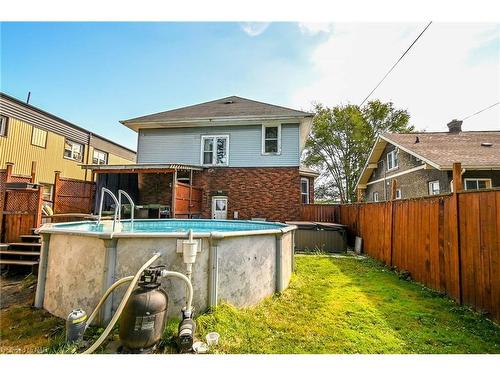 406 King Street, Port Colborne, ON - Outdoor With Above Ground Pool With Exterior