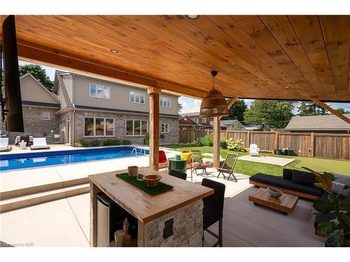 8 Runnymede Road, Port Colborne, ON - Outdoor With In Ground Pool With Backyard With Exterior