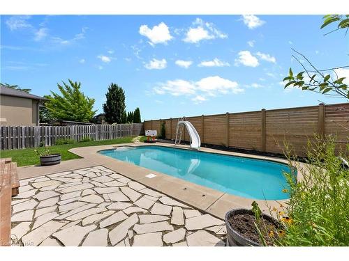 199 Tuliptree Road, Thorold, ON - Outdoor With In Ground Pool With Backyard