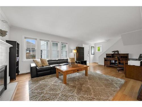 2 Hilda Street, Welland, ON - Indoor Photo Showing Living Room With Fireplace