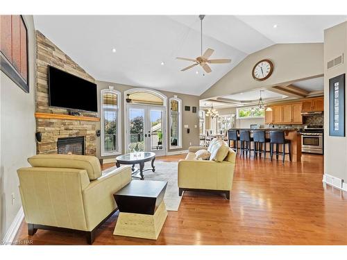 63 Tanbark Road, Niagara-On-The-Lake, ON - Indoor Photo Showing Living Room With Fireplace