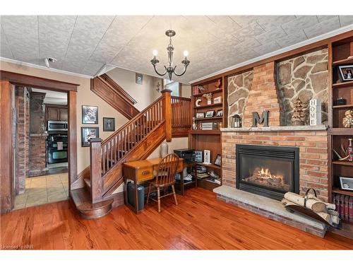 1 Welland Street N, Thorold, ON - Indoor With Fireplace