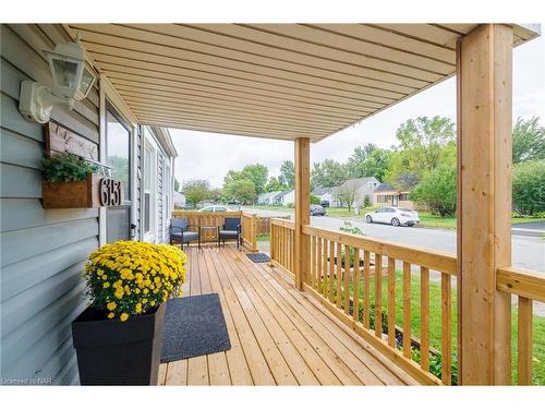 6151 Cadham Street, Niagara Falls, ON - Outdoor With Deck Patio Veranda With Exterior