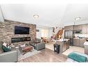 7741 Shadbush Lane, Niagara Falls, ON  - Indoor Photo Showing Living Room With Fireplace 