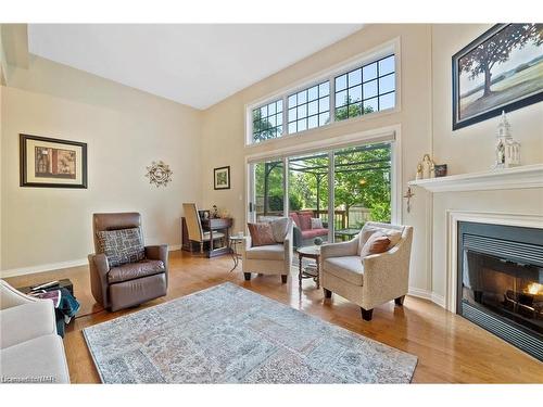 41-15 Lakeside Drive, St. Catharines, ON - Indoor Photo Showing Living Room With Fireplace