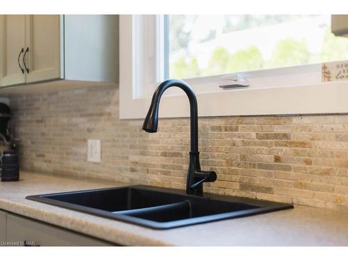 241 First Avenue, Welland, ON - Indoor Photo Showing Kitchen With Double Sink