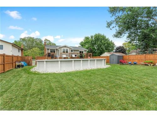 161 Ridge Road S, Crystal Beach, ON - Outdoor With Above Ground Pool With Backyard