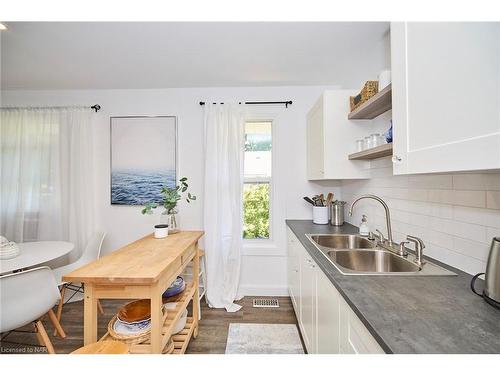 3913 Alexandra Road, Crystal Beach, ON - Indoor Photo Showing Kitchen With Double Sink