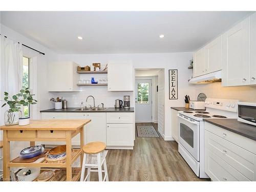 3913 Alexandra Road, Crystal Beach, ON - Indoor Photo Showing Kitchen With Double Sink