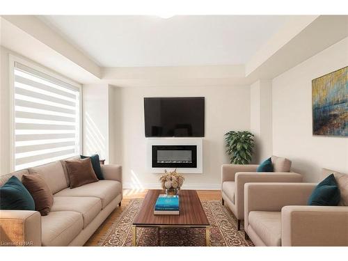 3407 Sixth Line Line, Oakville, ON - Indoor Photo Showing Living Room With Fireplace