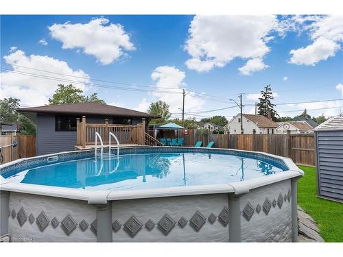 50 Bunting Road, St. Catharines, ON - Outdoor With Above Ground Pool