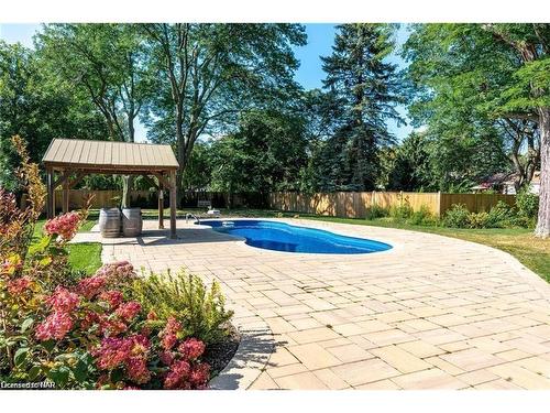 375 Mississauga Street, Niagara-On-The-Lake, ON - Outdoor With In Ground Pool With Deck Patio Veranda With Backyard