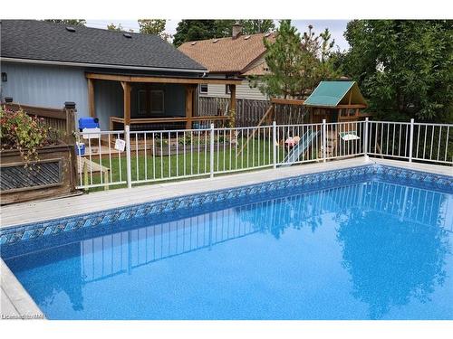 49 St George Street, Welland, ON - Outdoor With Above Ground Pool With In Ground Pool