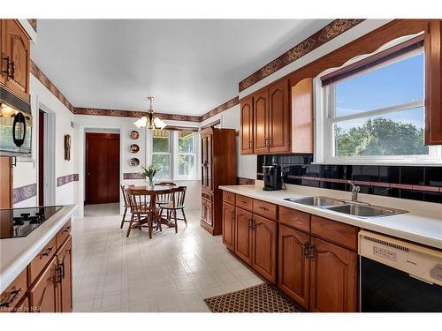 381 Niagara Street, St. Catharines, ON - Indoor Photo Showing Kitchen With Double Sink